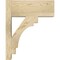 Ekena Millwork Merced Block Rough Sawn Outlooker, Douglas Fir, 8"W x 18"D x 22"H OUT08X18X22MRC05RDF - alternate 2